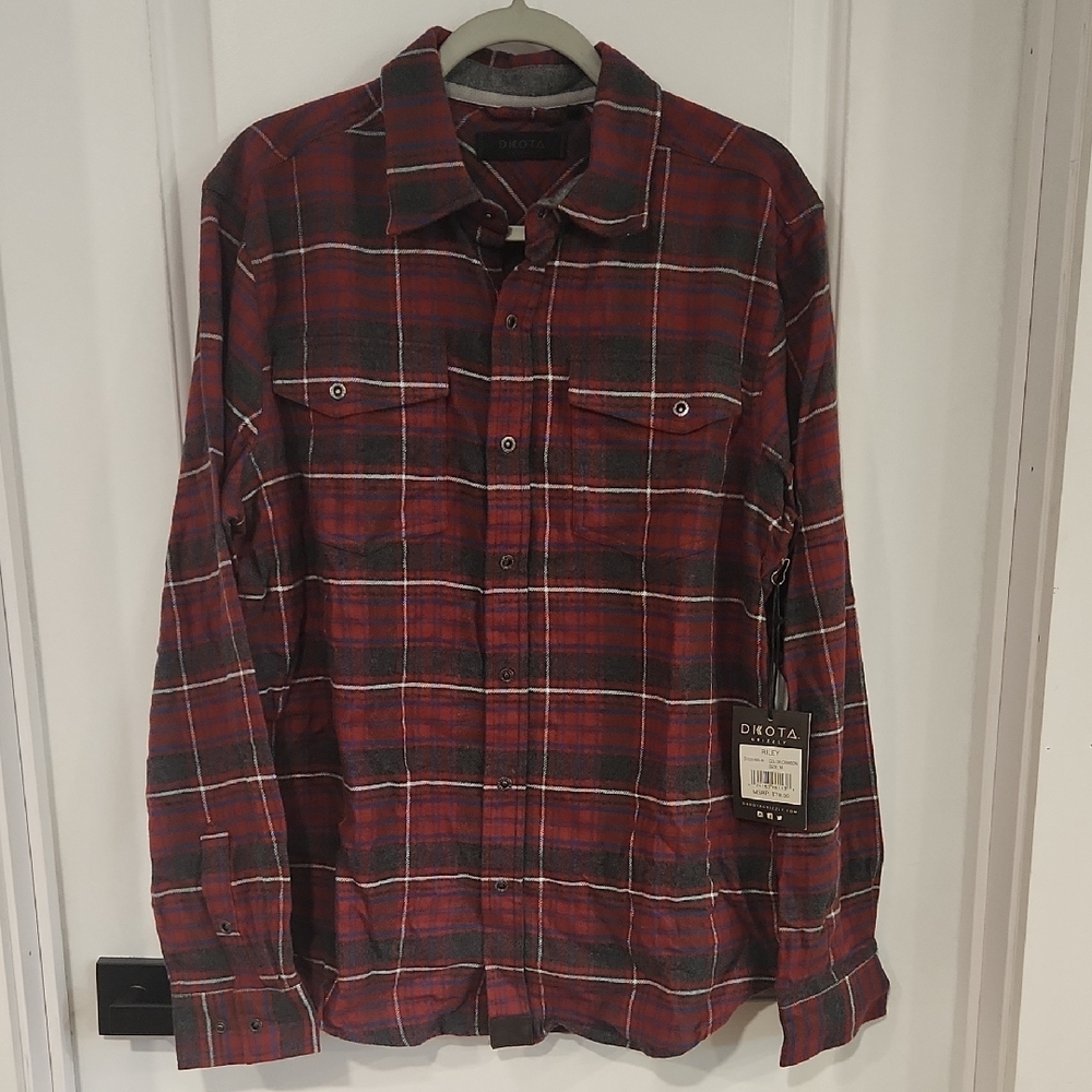 Dakota Grizzly Riley Flannel Shirt - Men's Medium - NWT